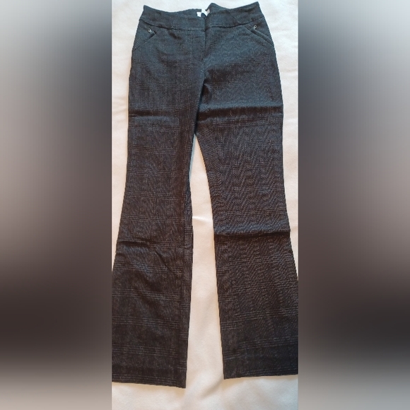 Plaid pull-on straight leg pants - Picture 4 of 6